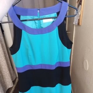 Calvin Klein Multi Colored Dress